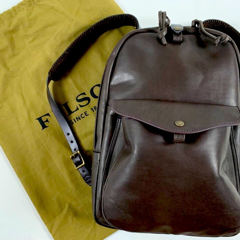 Filson Weatherproof Leather Journeyman Backpack